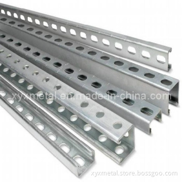 Construction Used Structural Shape Steel Profiles Slotted Channel Framing